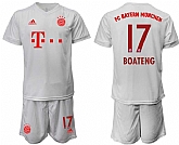 2020-21 Bayern Munich 17 BOATENG Away White Soccer Jersey,baseball caps,new era cap wholesale,wholesale hats